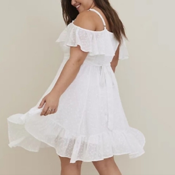 torrid Dresses & Skirts - Women's Plus Size Torrid NWT Hanky Hem Skater Dress Sundress Size 1 1x 14 16